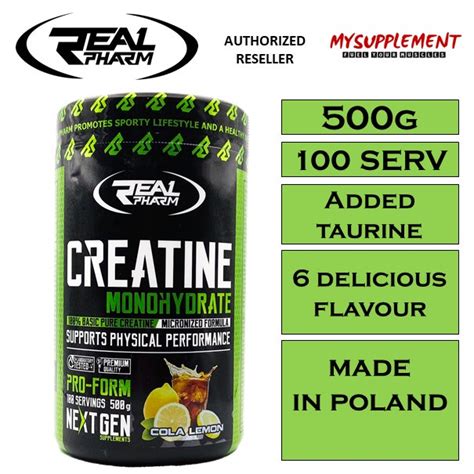 Real Pharm Creatine Monohydrate 500g Shopee Malaysia