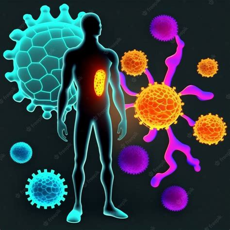 Premium Photo Immune System Protection Against Viruses And Bacterias