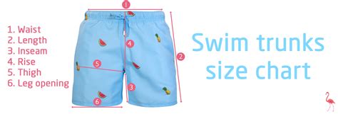 Swim trunks size chart (2025) – Decisive Beachwear