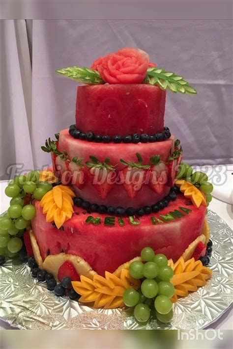 Watermelon Fruit Cake 🍉🍉🍉🍰 Watermelon Cake Fruit Cake Decorate Yearofyou Watermelon🍉🍉🍑🍓🍍 Youtube