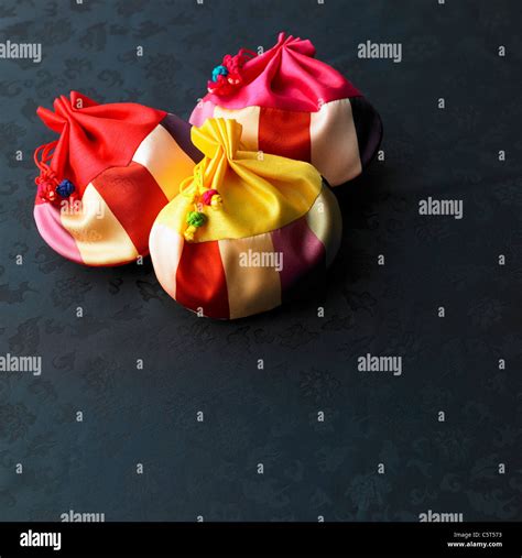 Korean Traditional Lucky Bag Stock Photo Alamy