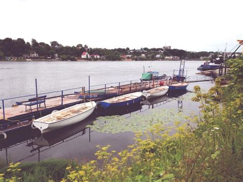 Premium Photo Boats In River