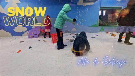 Main Salju Murah di Lippo Plaza Sidoarjo - YouTube