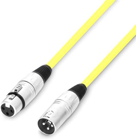 Adam Hall Cables 3 STAR MMF 0100 YEL Mikrofonkabel XLR Female Auf XLR