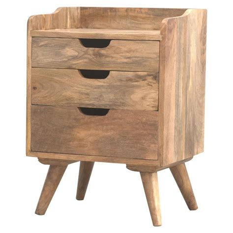 Pin By Sara Southam On Nest Building Solid Wood Bedside Tables Wood