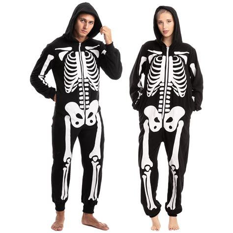 Spooktacular Creations Skeleton Costume, Unisex Adult Skeleton Pajamas