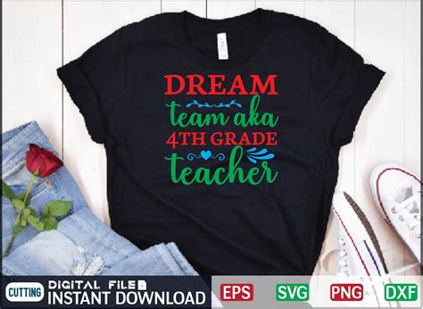 Dream Team Aka Th Grade Teacher Svg Graphic By Svg Design House