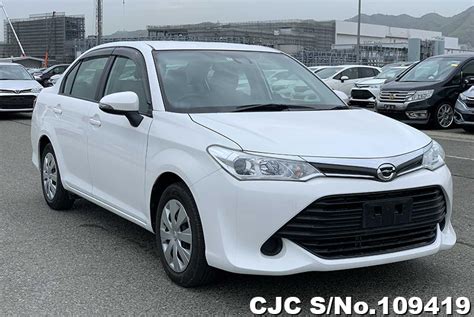 2017 Toyota Corolla Axio White For Sale Stock No 109419 Japanese