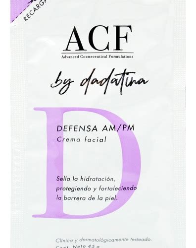 Acf Dadatina Refill Defensa Am Pm Crema Facial Repuesto EBARBER STORE