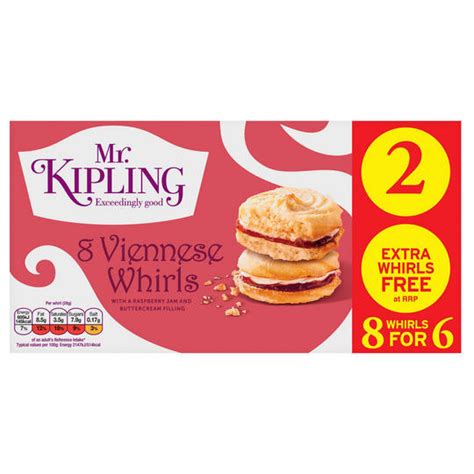 Mr. Kipling Exceedingly Good 8 Viennese Whirls | Iceland Foods