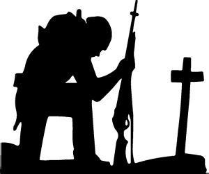 Soldier Kneeling In Prayer Clipart | Free download on ClipArtMag