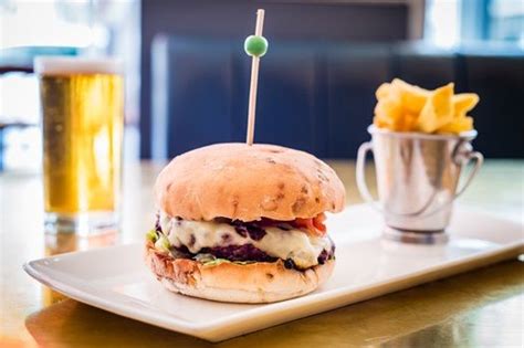 Villandry Great Portland Street Burger Food London Chips