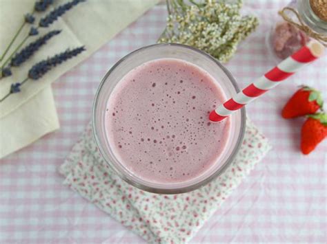 Milkshake à la framboise et à la fraise Recette Ptitchef