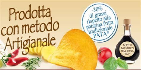 Patatine industriali sane e fatte a mano è pubblicità ingannevole