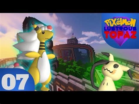 Pixelmon Lustrous Topaz Map Maker Walkthrough 7 TEAM UNION HQ YouTube