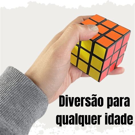 Cubo M Gico Anti Stress Puzzle Interativo X X Cl Ssico Crian A