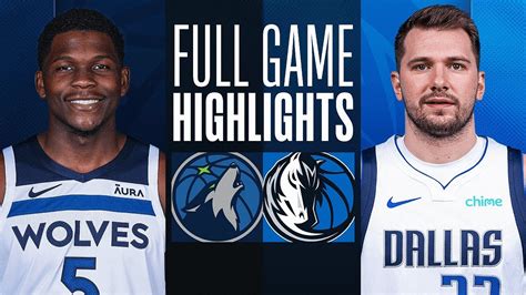 Timberwolves Vs Mavericks Nba Abu Dhabi Games Full Game Highlights