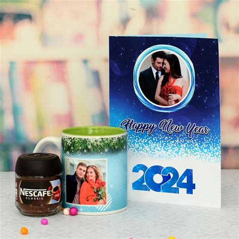 New Year Personalized Mug & Greeting Combo