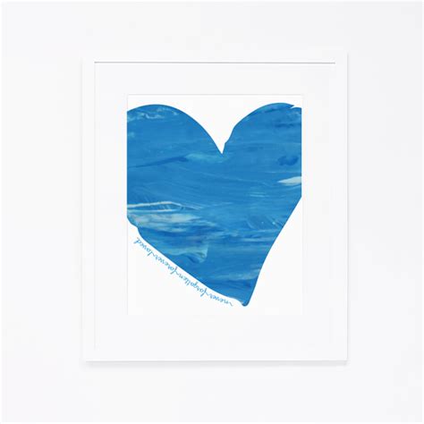 Art Print | Blue Heart — The Morning