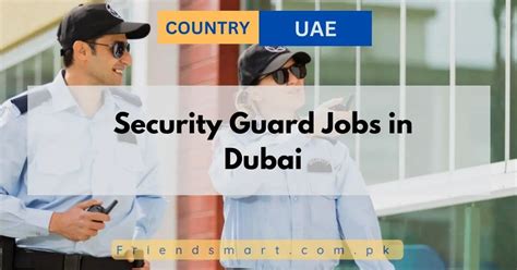 Security Guard Jobs In Dubai 2024 Apply Now