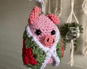 Pigs In Blankets Christmas Decoration Christmas Ornament Tree