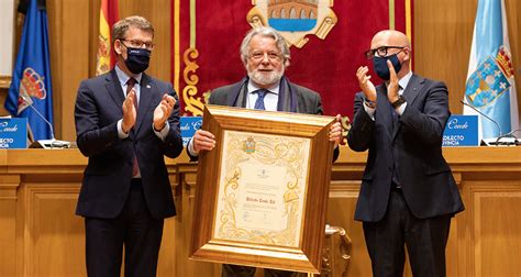 Alfredo Conde Fillo Predilecto da Provincia como ourensán respectado