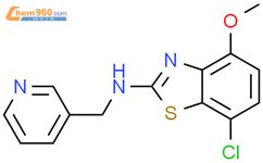 Chloro Methoxy N Pyridin Ylmethyl Benzo D Thiazol Amine