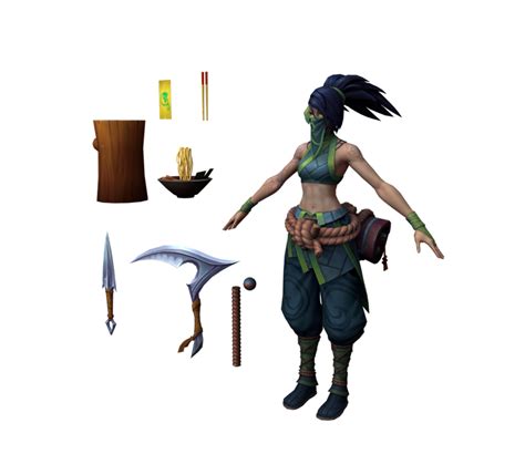 Akali League Of Legends 3d Model 3d Printable Cgtrader