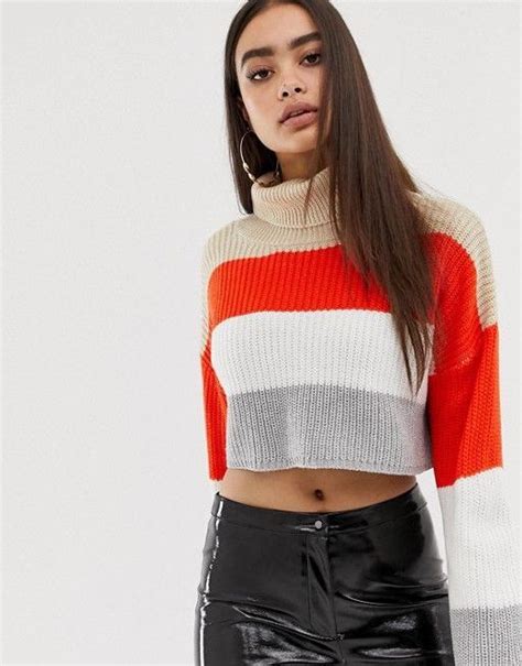 Inspiring Street Style Color Block Sweaters For Women 2023