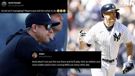 New York Yankees Fans Annoyed That Aaron Boone Isnt Ordering Giancarlo