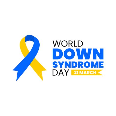 Cute World Down Syndrome Day Illustration Vector Syndrome Day Down