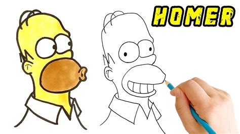 Easy Drawings Of Homer Simpson