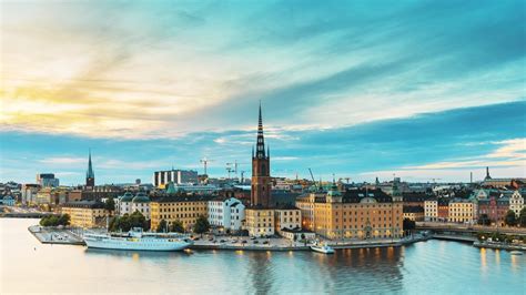 Stockholm Is De Hoofdstad Van Zweden Topografie Informatie