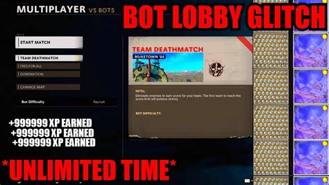 New Unlimited Time Lobby Glitch Cold War Cold War Glitches Cold