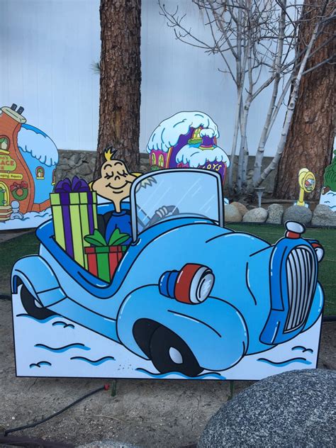 Whoville Cars Grinch Yard Decoration Whoville Yard Signs Etsy