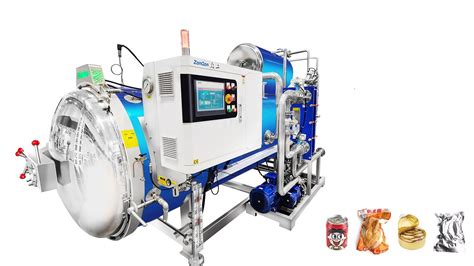 Small Pouch Water Spray Processing Line Food Mini Sterilization