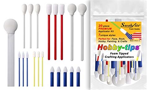 Swab Its Hobby Tips™ 20 Piece Premium Applicator Kit Foam Tipped