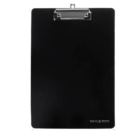 Hard Plastic Clip Board File Stationery Hardboard Paper Holder School