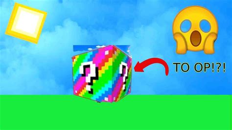 So The New Rainbow Lucky Blocks Are To Op Roblox Bedwars Youtube