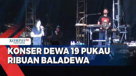 Meski Diguyur Hujan Konser Dewa Di Makodam Xii Sukses Pukau Ribuan