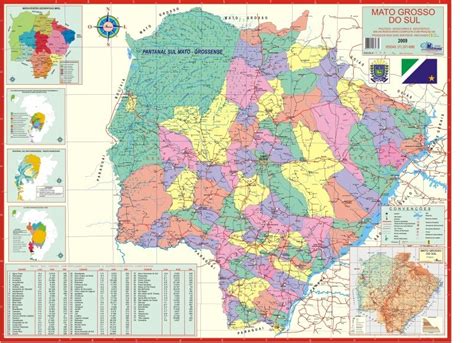 Mapa Do Estado Do Mato Grosso Do Sul Doc Sports