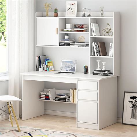 10 Stylish White Desks With Hutch To Boost Your Productivity Johnday