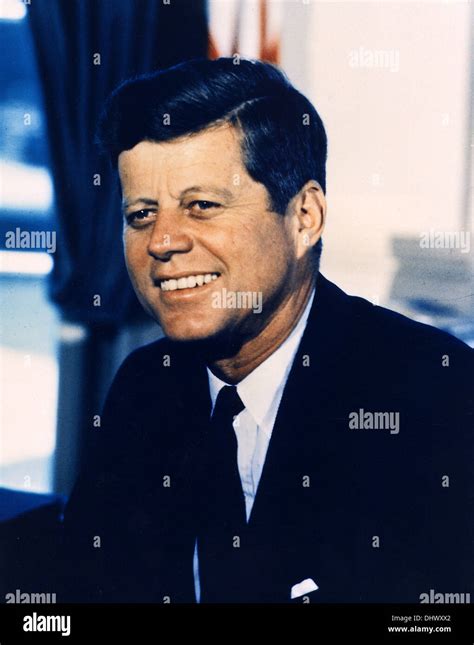 President John F. Kennedy, American President JFK Stock Photo: 62650170 ...