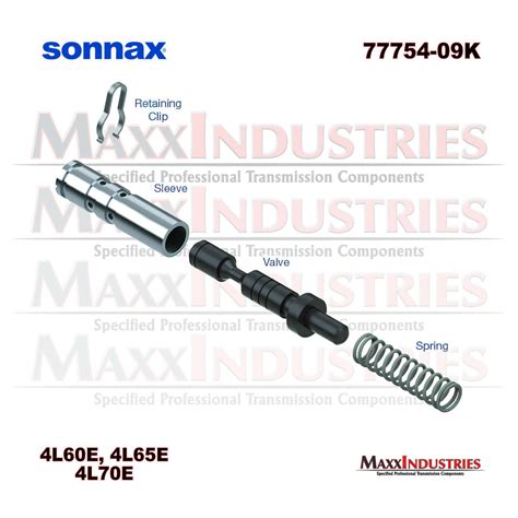 Sonnax 77754 09k Transmission Valve Kit 4l60e Actuator Feed Limit 1993 Up Ebay