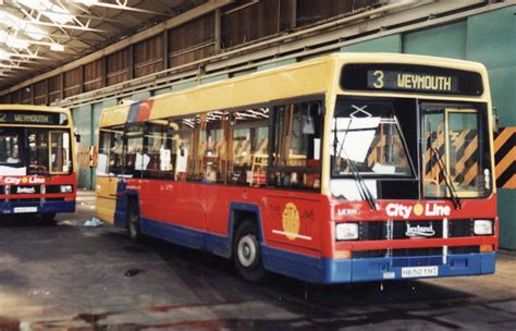 Bristol Cityline Leyland Lynx 1650 H650 Yht Destination Blind Set On