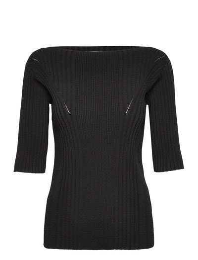 Calvin Klein Iconic Rib 1 2 Sleeve Sweater Jumpers