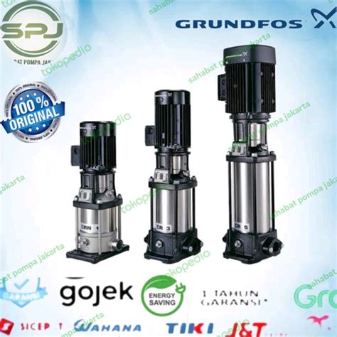 Jual Pompa Grundfos CR 20 2 2 2KW HQQE Pompa Booster Vertical Jakarta