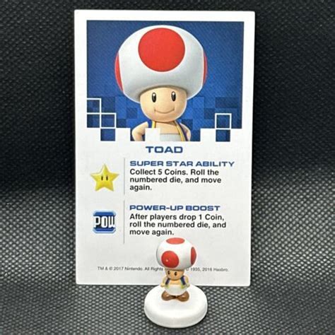 Super Mario Monopoly Gamer Toad Power Pack Token Card Board Game Piece