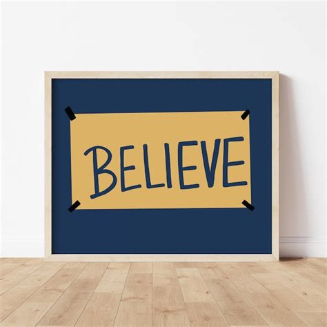 Believe Sign - Etsy