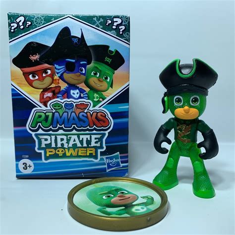 PJ Masks Pirate Power Mystery Figure Gekko and Coin Hasbro 2021